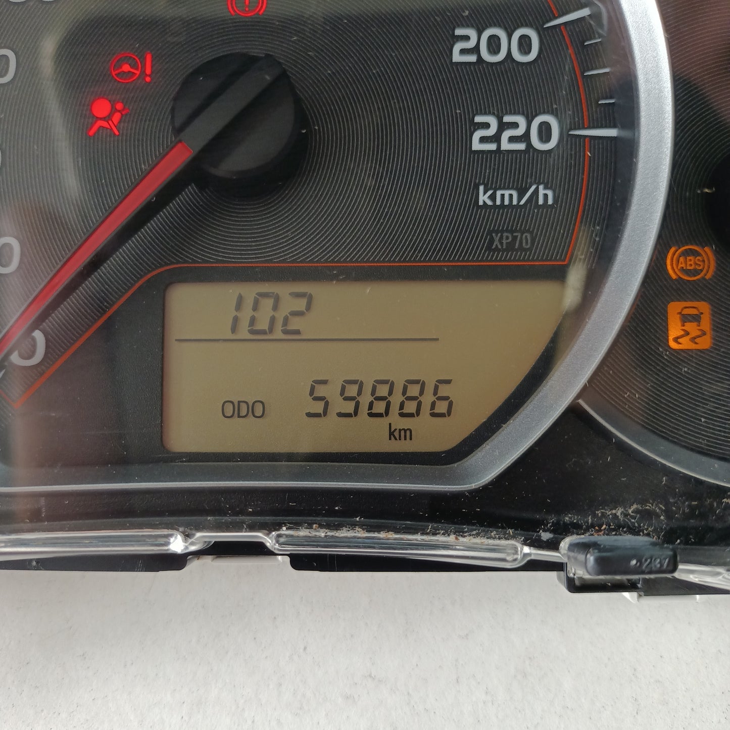 Toyota Yaris Hatchback Instrument Cluster NCP13# 2011 2012 2013 2014 59886km