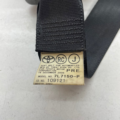 Toyota Corolla Seat Belt Front Right Side 7L7150-P ZZE122R 2004 2005 2006 2007