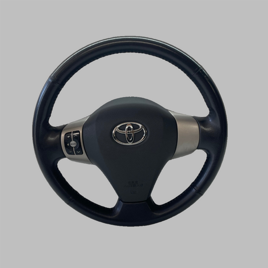 Toyota Yaris Hatchback Leather Steering Wheel NCP9# 2006 2007 2008 2009 2010