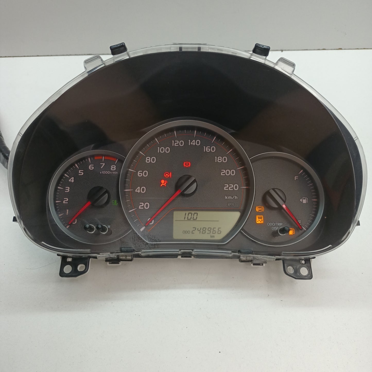Toyota Yaris Hatchback Instrument Cluster NCP13# 2011 2012 2013 2014 248966 km